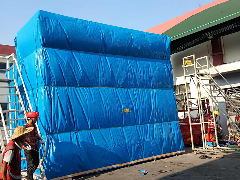 龍崗新能(néng)源國内真空防雨(yu)布木箱